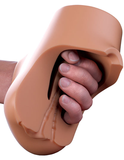Double Pounder Vibrating Squeeze Stroker