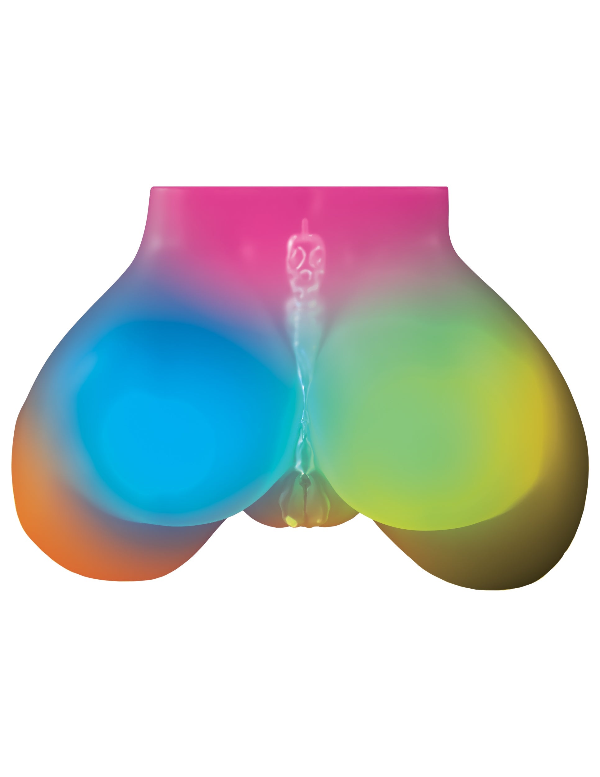 After Dark Series Go-Go Booty LED Mega Masturbator - Frosted
