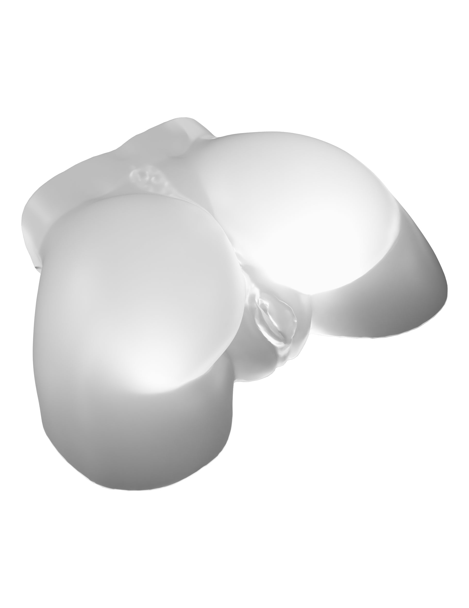 After Dark Series Go-Go Booty LED Mega Masturbator - Frosted