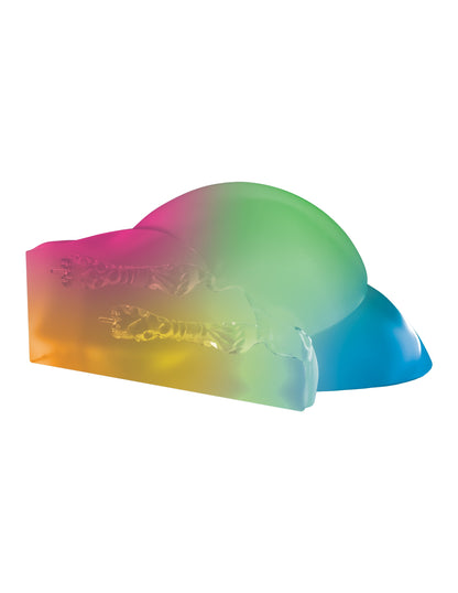 After Dark Series Go-Go Booty LED Mega Masturbator - Frosted