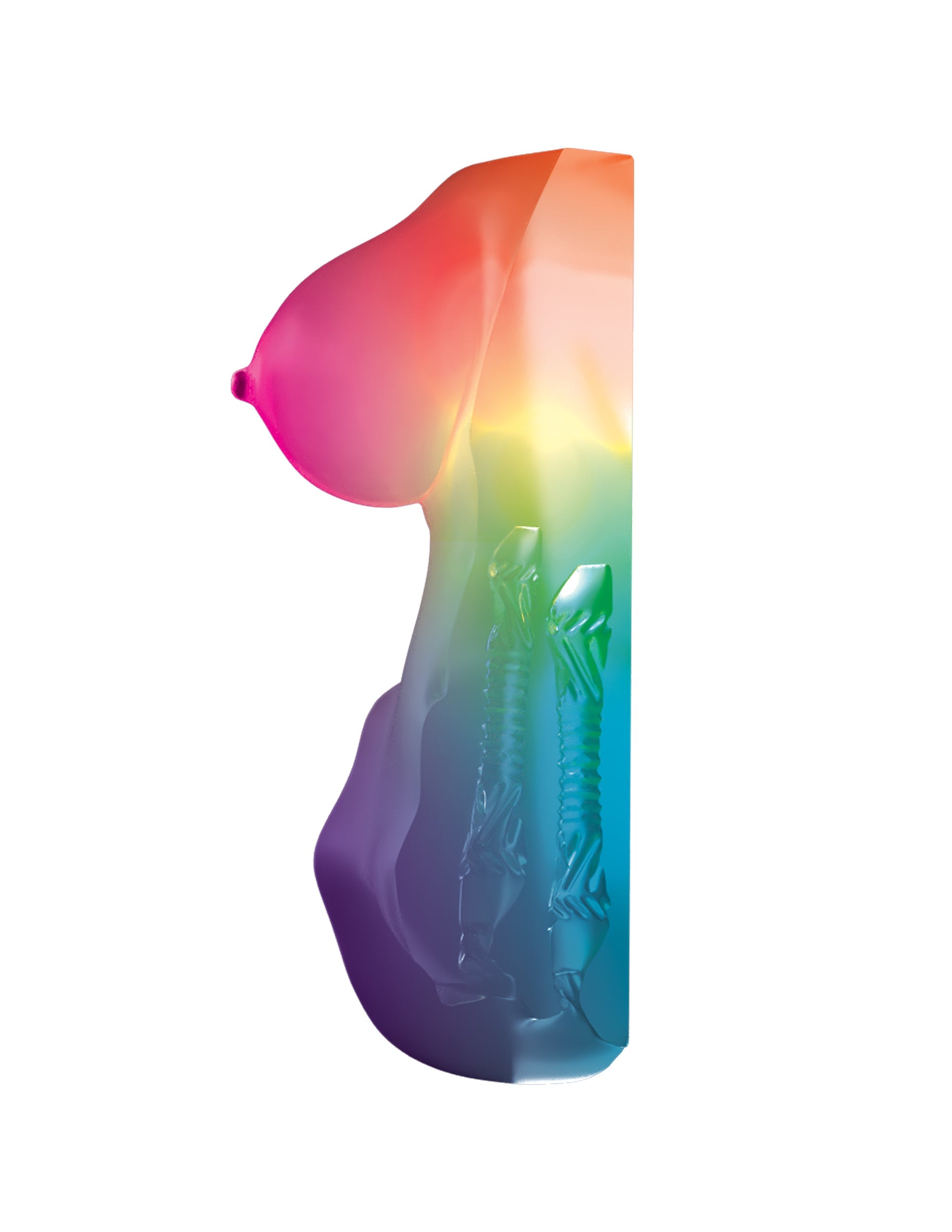 After Dark Series Go-Go Bator LED Mega Masturbator - Frosted