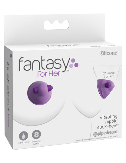 Fantasy For Her Vibrating Nipple Suck-Hers - Purple Pipedream Products Fantasy For Her Vibrating Nipple Suck-Hers - Purple Pipedream Products