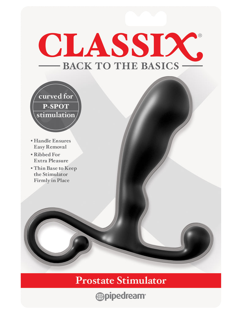 This picture is the packaging of the prostate stimulator.This plastic Prostate stimulator is cleverly curved to reach and massage man's prostate gland, while the curved handle gently stimulates his perineum with short firm strokes. It's perfect for beginners and a great way for first-timers to experiment with anal play.