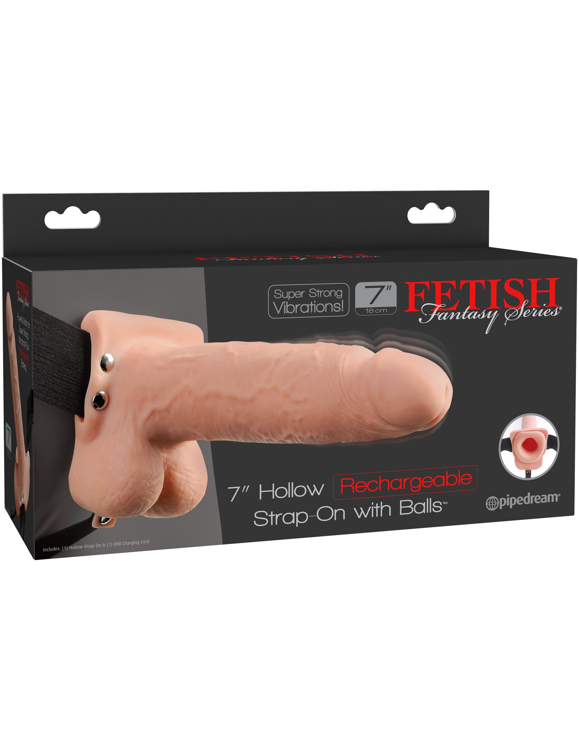 Fetish Fantasy Series - 7" Hollow Strap-On
