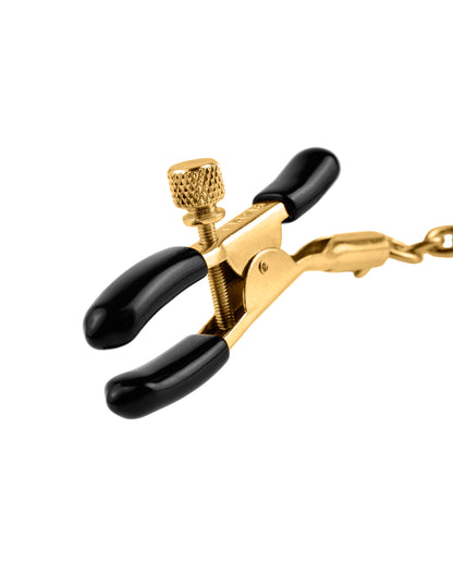 Fetish Fantasy Gold - Chain Nipple Clamps