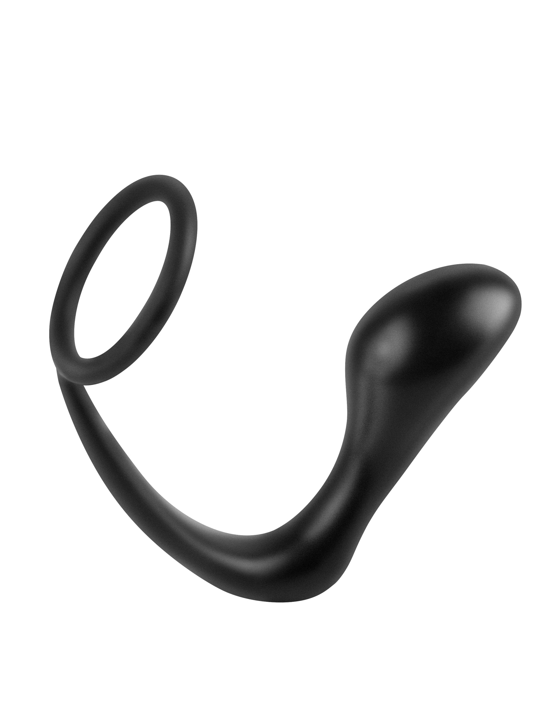 Anal Fantasy Collection Ass-Gasm Cockring Plug - Black Pipedream Products Anal Fantasy Collection Ass-Gasm Cockring Plug - Black Pipedream Products