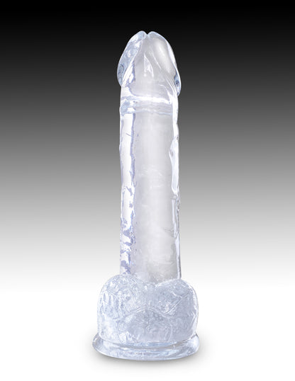 King Cock Clear 7" Cock with Balls