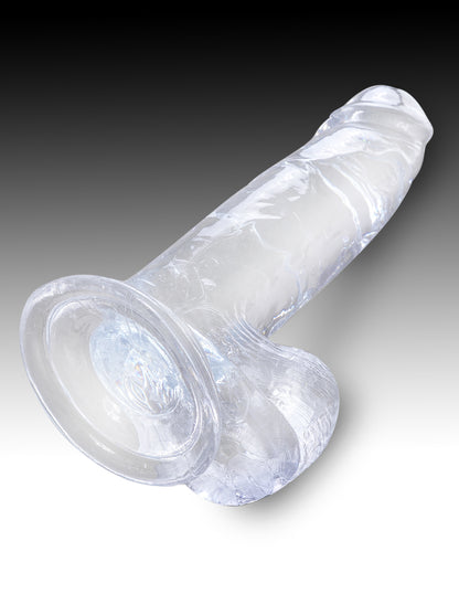 King Cock Clear 7" Cock with Balls