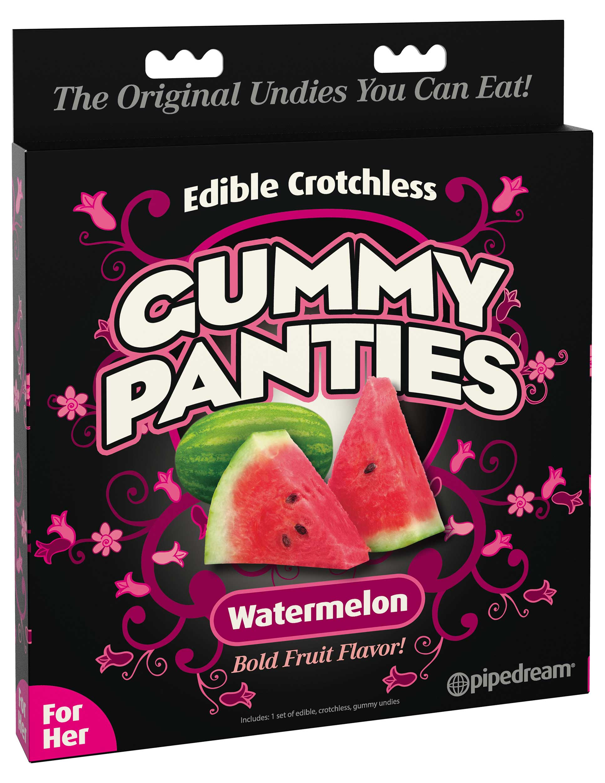 Pipedream Edible Crotchless Gummy Panties® - Watermelon – Pipedream Products