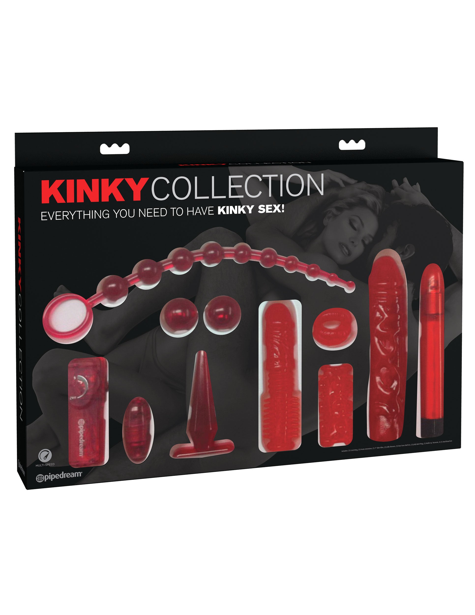 Pipedream Kinky Collection - Red Pipedream Products Pipedream Kinky Collection - Red Pipedream Products